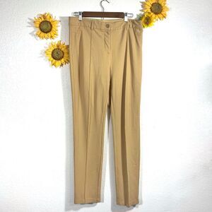 So Sliming By Chico’s Tan Stretchy Dress Pants Women’s Size 2 Regular Or Large